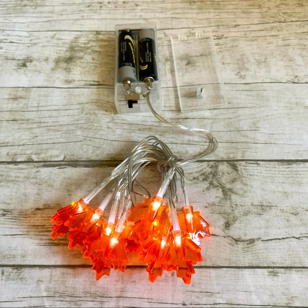 COPY - ✨4/$25✨ LED String Lights - Fall Leaves - 10 Lights